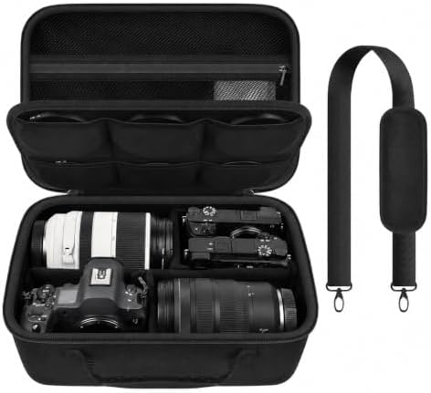 Camera Case for Canon/for Sony/for Nikon DSLR SLR Cameras, Large Capacity by Casmilee
