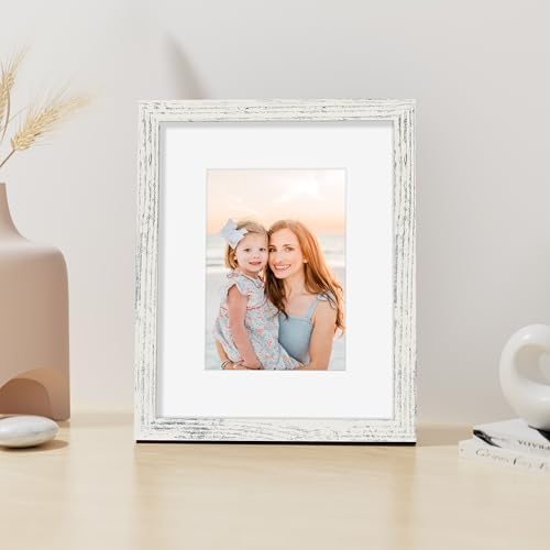 Vittanly 8x10 Picture Frame Made of Solid Wood for Wall or Tabletop - Image 4