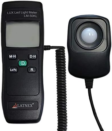 LATNEX Light Meter LM-50KL Measures Lux/Fc - LED/Fluorescent, Industrial, Household, and Photography - Calibration Certificate Included - Image 7
