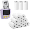 12 Roll 1''×2.2'' Kids Camera Paper Roll Refill for Kid Camera Instant Print by Biubee