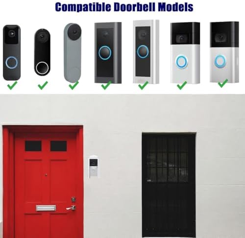 Transparent Plastic Doorbell Rain Cover Compatible with Ring, Blink, Eufy - Image 2
