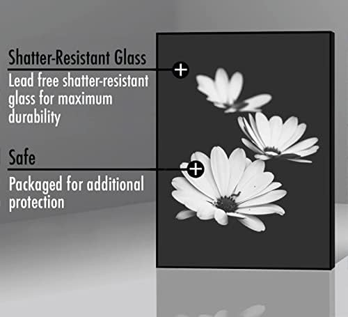 Americanflat Front Loading 8.5x11 Picture Frame with Shatter-Resistant Glass - Set of 6 - Metropolitan Collection - Photo Frame for Tabletop and Wall Display - Black - Image 5