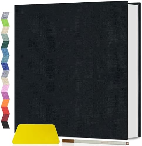 Popotop Photo Album Self Adhesive Scrapbook Album for 4x6 5x7 8x10 Pictures DIY Photo Book as Scrapbooking Supplies Kits, Birthday Gifts for Women Mom Wedding Baby Family Travel by Popotop
