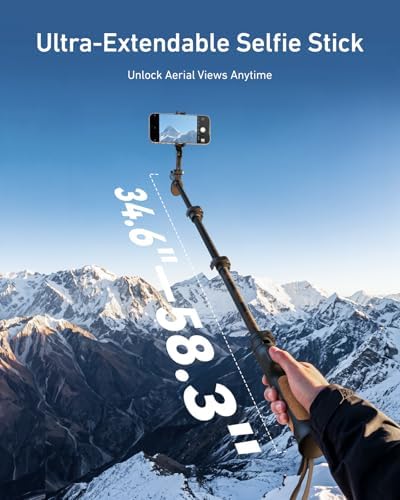 TELESIN TrekShot Carbon Fiber Selfie Stick Tripod, 3-in-1 Hiking Stick Pole - Image 6