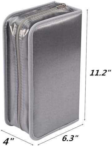 128 Capacity CD/DVD case Wallet, Storage,Holder,Booklet （Silver） - Image 3