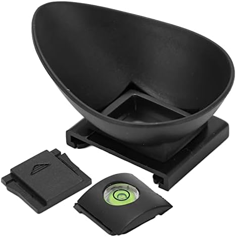 Camera Viewfinder Eyecup,22mm Rubber Viewfinder Eyecup with Top Cold Shoe Cover Spirit Level,for 5D2, 5D, 6D, 40D, 50D, 60D, 60Da, 70D by GOWENIC