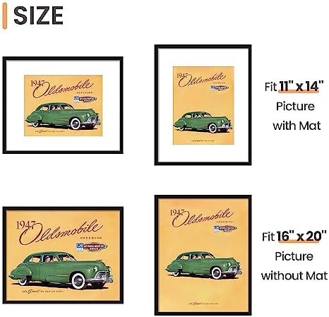 upsimples 16x20 Picture Frame, Gallery Wall Frames Set of 5, Black - Image 5