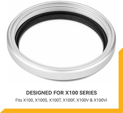 NiSi NC UV Filter for Fuji Fujifilm X100VI, 49mm Camera Lens Filter, Silver - Image 2