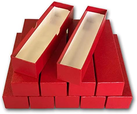 Guardhouse 9" Single Row Storage Box for 2" Paper and Plastic Coin Holders 10 Pack Red by Guardhouse