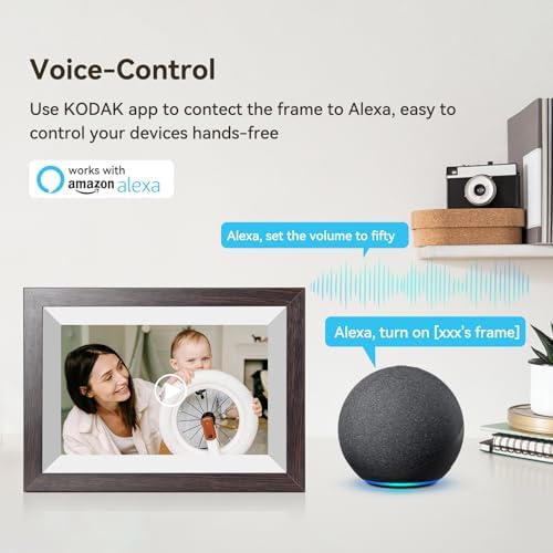 KODAK 10.1 Inch WiFi Digital Picture Frame with 32GB Storage, Electronic Smart Digital Photo Frame 1280x800 IPS Touch Screen, Auto-Rotate, Share Moments Instantly, for Women - Image 7