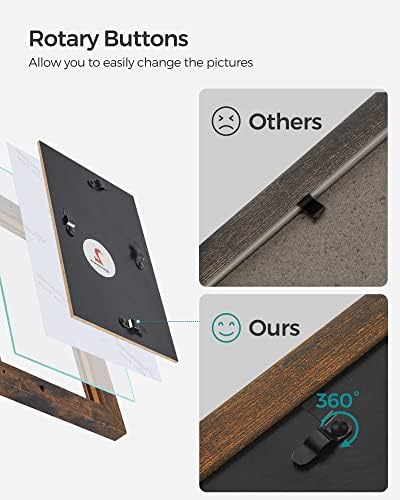 SONGMICS 12-Pack 4 x 6 Collage Picture Frames with Glass Front - Image 6