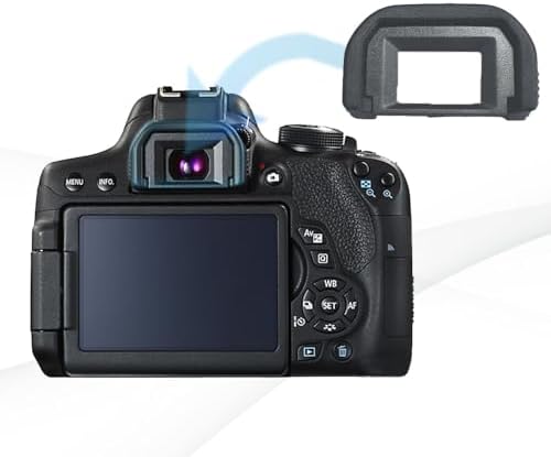 2 Pack EF Eyecup Protector for Canon Rebel Series DSLR Cameras - Image 5