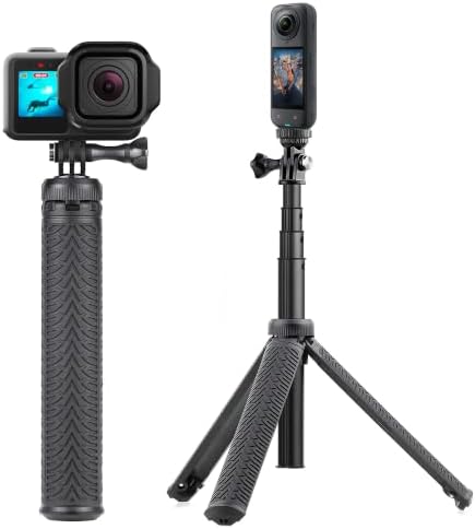 GEPULY Aluminum Waterproof Tripod Underwater Selfie Stick for Camera/Phone by GEPULY