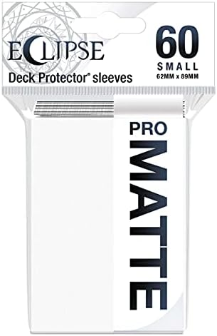 Ultra Pro E-15636 Eclipse Matte Small Sleeves 60 Pack-Arctic White by UltraPro
