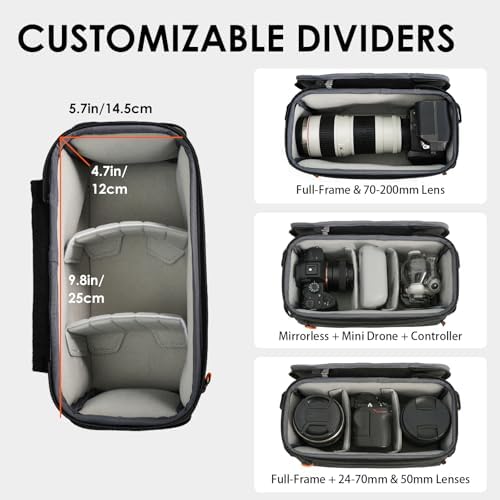 TARION Padded Camera Insert Bag Protective Framed DSLR Inner Case Organizer - Image 2