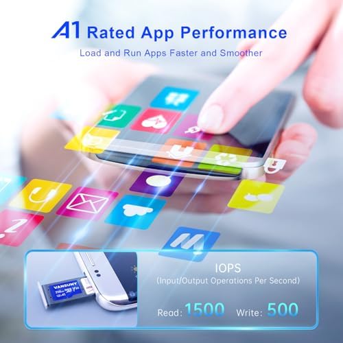Vansuny 256GB Micro SD Card, microSDXC Memory Card with SD Adapter A1 App Performance V30 4K Video Recording C10 U3 Micro SD for Nintendo,Switch,GoPro,Dash Cam,Action Camera - Image 4