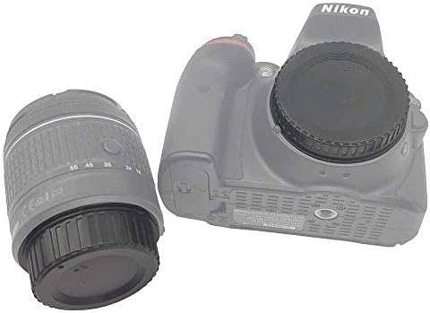 ULBTERF Front Body Cap and Rear Lens Cap Cover for Nikon F Mount Camera - Image 5