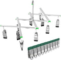 Darkroom Film Negative Drying Hanging Rack Frame Foldable Hanger Windproof 10 Clips for 35mm 120 4x5'' Film by eTone