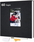 Self Adhesive Photo Album, 60 Pages, 13.2x12.8 Inch, Black by Remowith