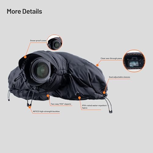 PGYTECH Camera Warm Cover for DSLR Cameras with 150-450mm Lens, Cold-Proof - Image 2