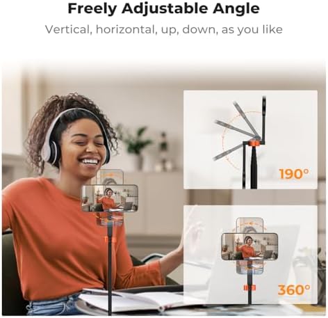 K&F CONCEPT Lightweight 71 inch Magnetic Selfie Stick Tripod - Image 6