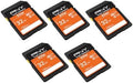 PNY 32GB Elite U1 V10 SDHC Trail Camera Flash Memory Card 5-Pack, UHS-I by PNY