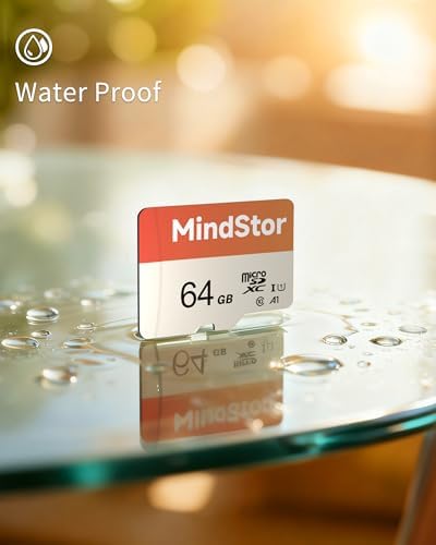 Micro SDXC 64GB Memory Card, MindStor 90MB/s Read Speed TF Card with Adapter, U1, A1 Rated, HD Video Support, Waterproof, for Security Camera, Dash cam, 5 Pack - Image 5