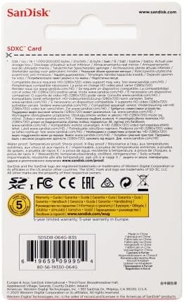 SANDISK 64 GB Class 4 SDXC Flash Memory Card (SDSDB-064G-B35) - Image 2