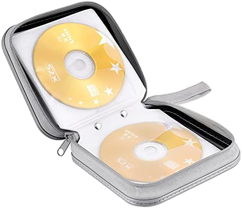 40‑Capacity Hard Plastic CD/DVD Binder for Car, Home & Travel - Image 5
