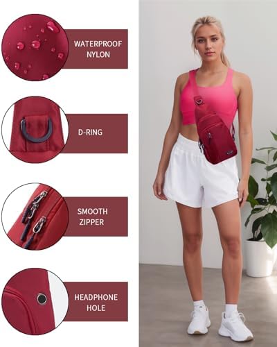 Seoky Rop Small Sling Bag Crossbody for Men Women One Strap Shoulder Cross Body Bag Sling Backpack for Travel - Image 6
