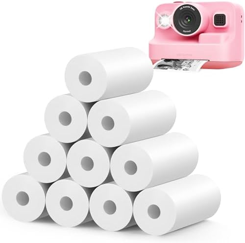 MIARALA 10 Rolls Instant Camera Refill Print Paper, HD Print Camera Paper by MIARALA