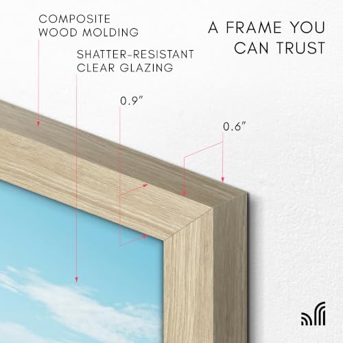 Americanflat 12x18 Picture Frame - Engineered Wood - Natural Oak - Image 4
