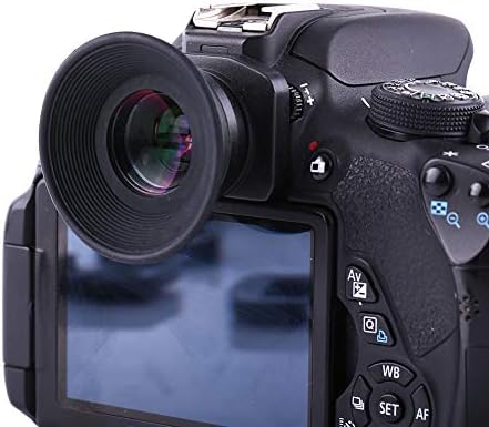 ASHATA 1.51X Camera Viewfinder, DSLR Camera Fixed Focus Eyepiece Magnifier Eyecup with 6 Magnifier Mount Bases, 1.51X Viewfinder Magnifier for DSLR Camera, ASHATAbxqfsm5icn by ASHATA