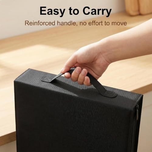 CD DVD Storage Binder with Handles, PU Leather Corver - Image 5