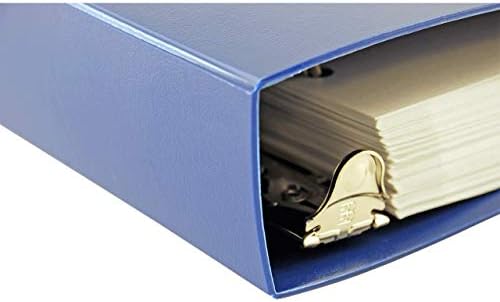 11x17 Binder Poly Panel Featuring a 1.5" Angle-D Ring Blue - Image 3