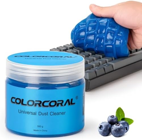ColorCoral Cleaning Gel Dust Cleaner for PC Keyboard Car Detailing, 160g by ColorCoral