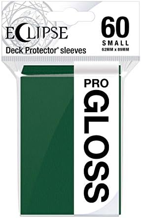 Ultra Pro E-15629 Eclipse Gloss Small Sleeves 60 Pack-Forest Green by UltraPro