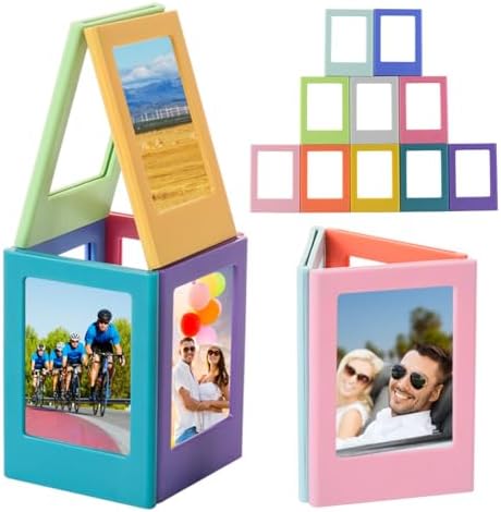10 Pack Magnetic Picture Frame for Fujifilm Instax Mini Film, 2x3 inch by Foviupet