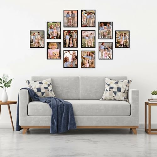 Giftgarden Black 8x10 Picture Frame Bulk, Multi 8 x 10 Photo Frames Set for Wall Hanging or Tabletop, 12 Pack - Image 4