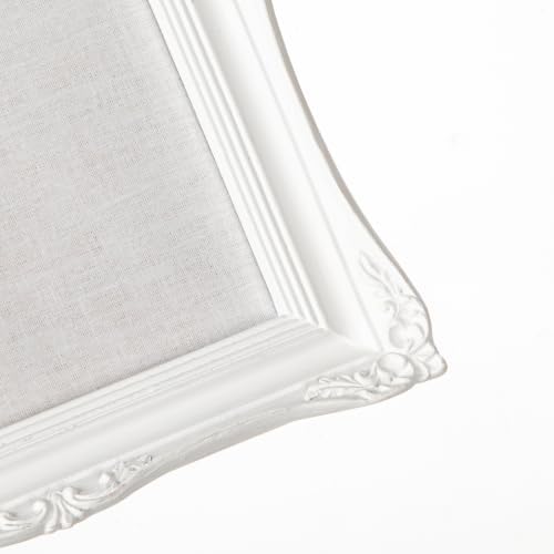 Vintage White Picture Frame 4x6, Antique Wedding Photo Frame Décor - Image 5
