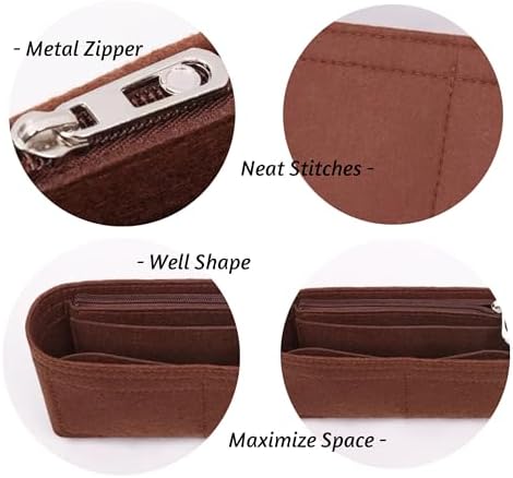 Bag Organizer for Gucci Small Camera Bag(24L x 13H x 7D cm) (Brown, Style A: Exposure) - Image 6