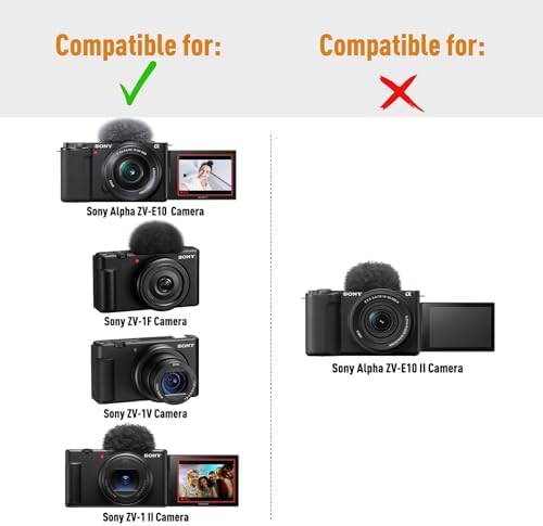 Camera Case Compatible with Sony Alpha ZV-E10 / ZV-1F / ZV-1 / ZV-1 II Vlog Camera with Shoulder Strap by LTGEM, Fits Vlogger Accessory Kit Tripod and Microphone, Black+Gray - Image 2