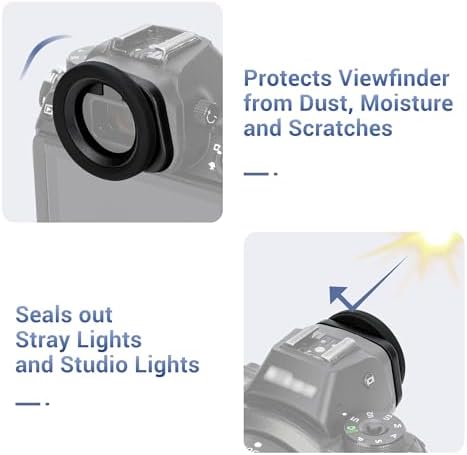 JJC DK-29 Round Eyecup Eyepiece Viewfinder for Nikon Z6 III II Z7 II Z5 II - Image 3