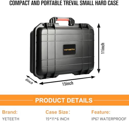 Hard Camera Case for Meeting Owl 3 – Large Capacity Travel Case for Camera - Image 3