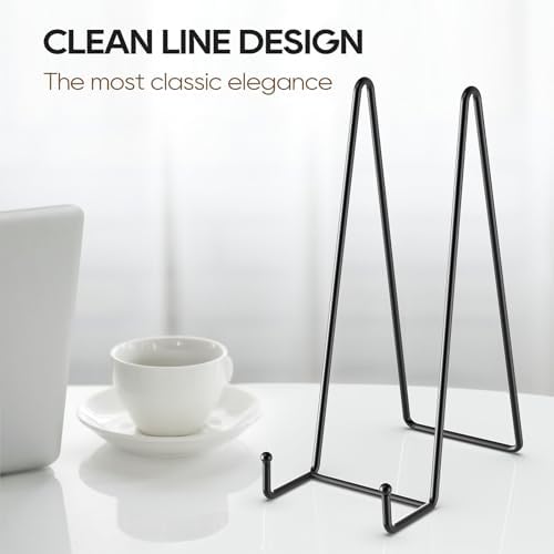 3 Pack 12 Inch Plate Stands for Display Metal Picture Stand Plate Holder - Image 4