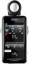 Sekonic LiteMaster Pro L-478DR-U-EL Light Meter for Elinchrom Skyport, Touchscreen Incident & Reflected Meter with Built-In EL Transmitter, Flash Analyzing & Cine Frame Rate Control by Sekonic