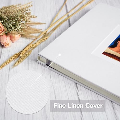 Vienrose Self Adhesive Photo Album 60 Pages for Wedding, Baby Growth, White - Image 3