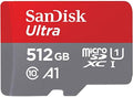[Older Version] SanDisk 512GB Ultra MicroSDXC UHS-I Memory Card with Adapter - 100MB/s, C10, U1, Full HD, A1, Micro SD Card - SDSQUAR-512G-GN6MA by Unknown