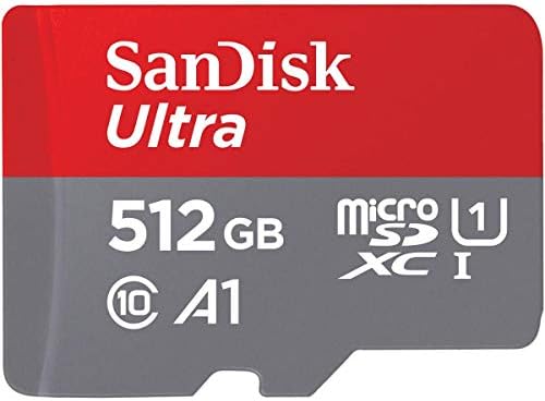 [Older Version] SanDisk 512GB Ultra MicroSDXC UHS-I Memory Card with Adapter - 100MB/s, C10, U1, Full HD, A1, Micro SD Card - SDSQUAR-512G-GN6MA by Unknown