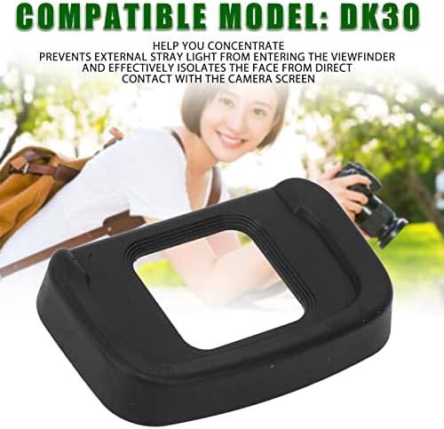 Camera Viewfinder for Camera Viewfinder Eyepiece Eye Cup, DK30 ABS Camera Eyecup Replacement Kit for Z50 Micro Single Camera - Image 3